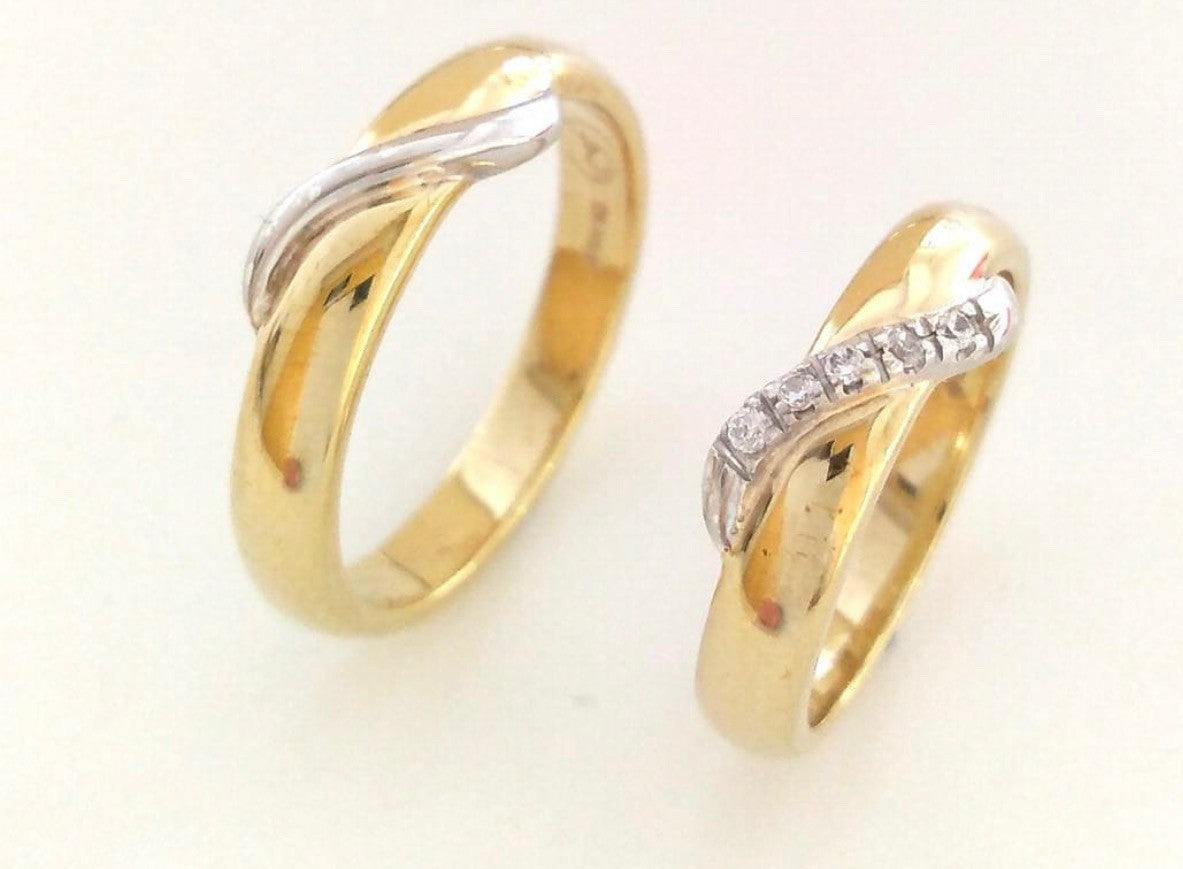 FEDE ORO 18 CARATI PER 25 ANNI DI MATRIMONIO