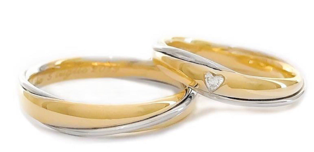 FEDE ORO 18 CARATI PER 25 ANNI DI MATRIMONIO