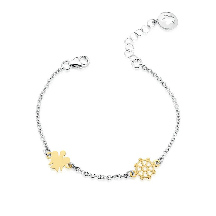 Bracciale Bimbo in Oro con Angelo e Timone Roberto Giannotti - NKT242