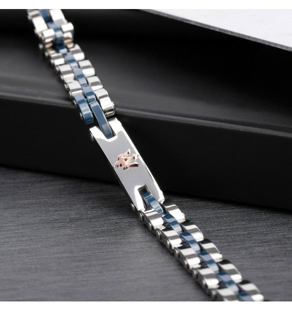 Bracciale uomo in acciaio Maserati - JM220ASR08