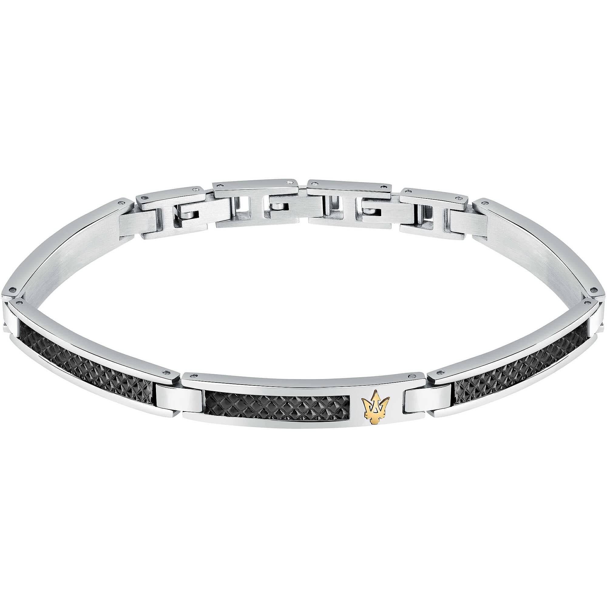 Bracciale uomo in acciaio Maserati - JM423AVD24