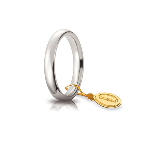 Fede Comoda Unoaerre mm.3,5 in oro bianco - 035AFC0010000