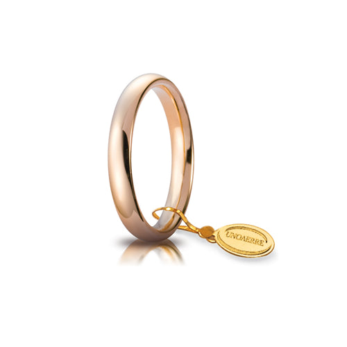 Fede Comoda Unoaerre mm.3,5 in oro rosa - 035AFC0010000