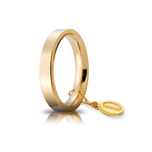 Fede Cerchi di Luce Unoaerre mm.3.5 in oro giallo - 035AFC0020000