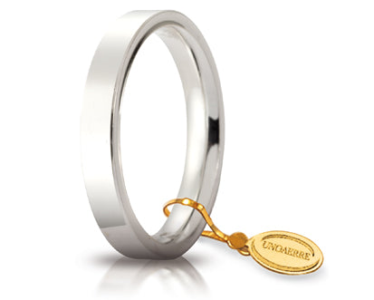 Fede Cerchi di Luce Unoaerre mm.3.5 in oro bianco - 035AFC0020000