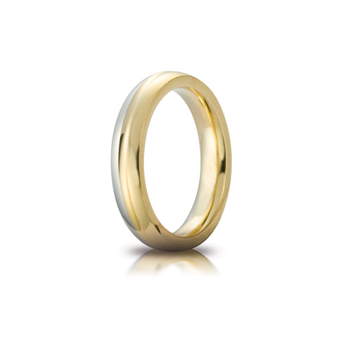 Fede Cerchi di Luce Unoaerre mm.5.0 in oro bicolore - 070AFC2830000