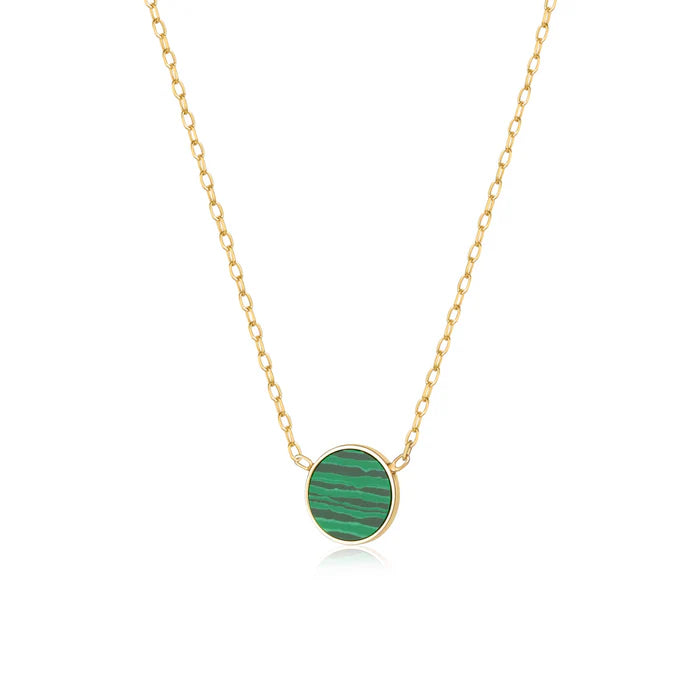 Collana donna in oro con Malachite Roberto Giannotti - PZ688