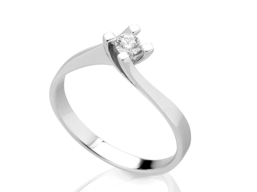 Anello Donna Solitario in oro Pg Gioielli - ANS147L-010S
