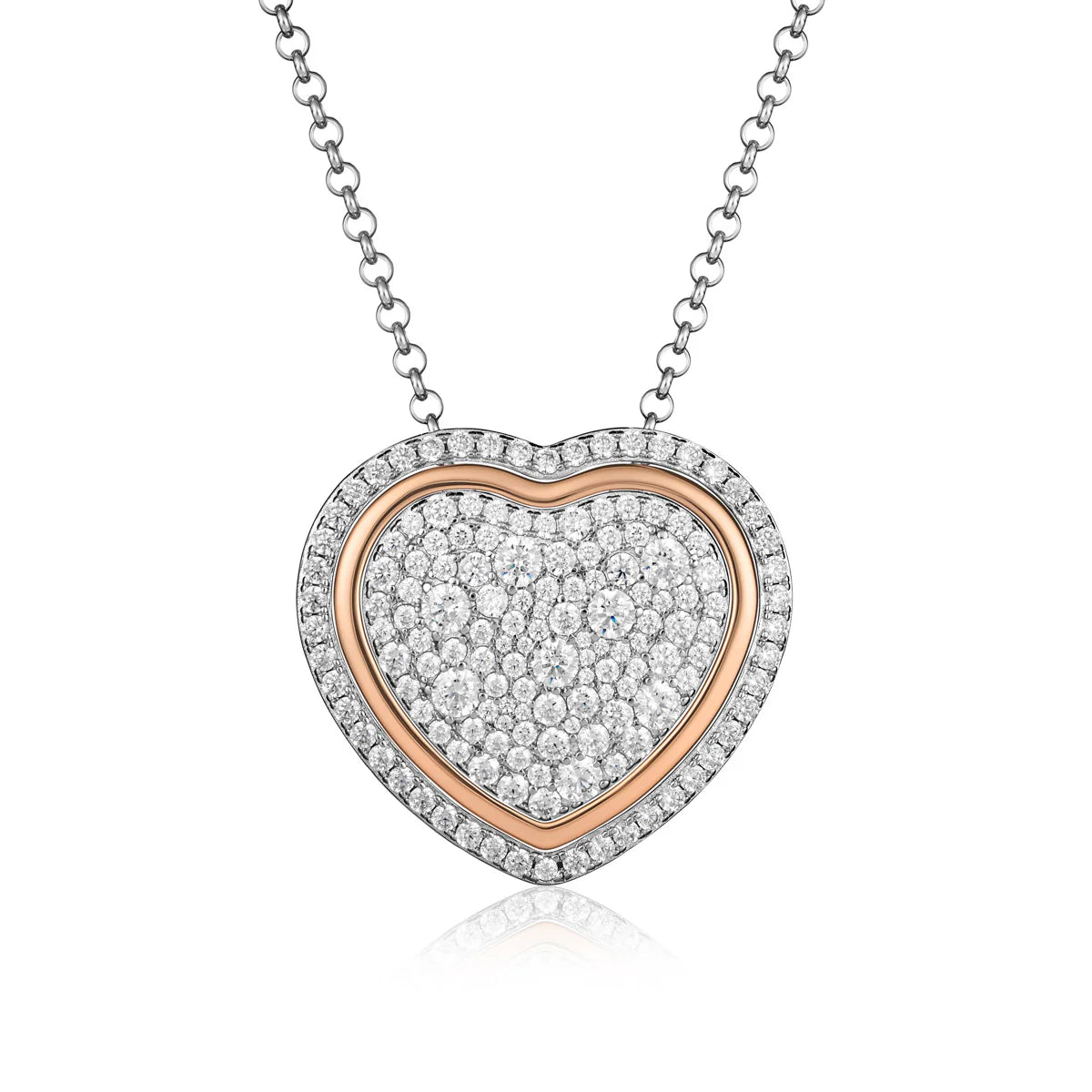 Collana trilogia d'amore in argento donna Roberto Giannotti - GIA448
