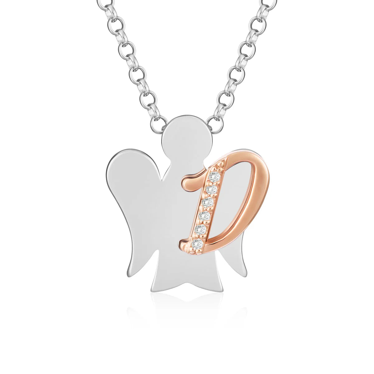 Collana in argento con lettera D Roberto Giannotti - GIA500D