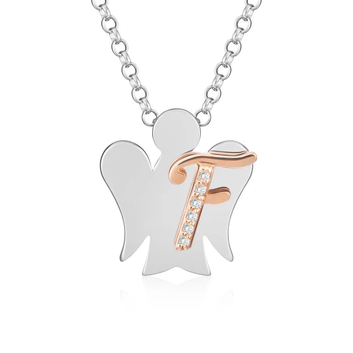 Collana in argento con lettera F Roberto Giannotti - GIA500F