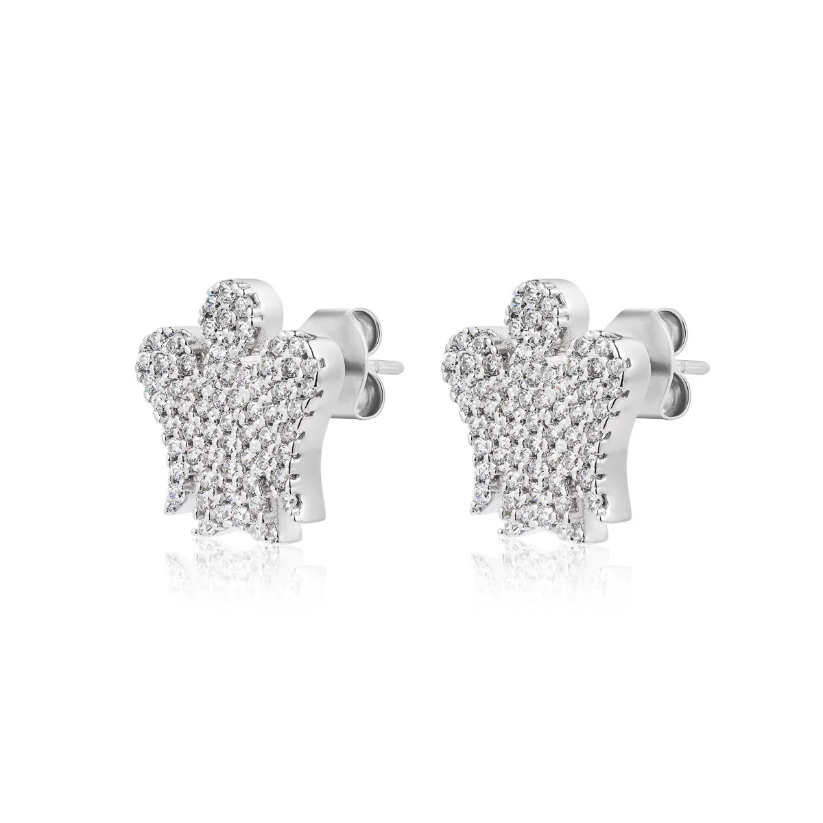 Orecchini Angeli in Argento e Zirconi - GIA286