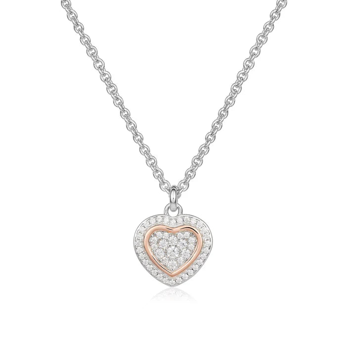 Collana in argento trilogia con ciondolo cuore Roberto Giannotti - GIA449