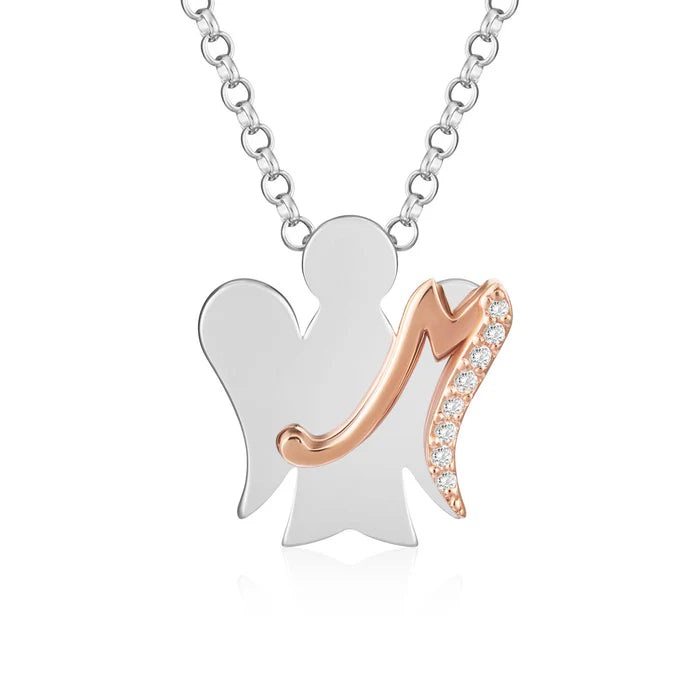 Collana in argento con lettera M Roberto Giannotti - GIA500M