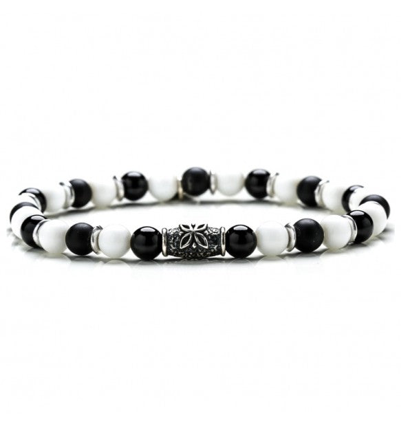 Bracciale Uomo Gerba - BLACK AND WHITE 285