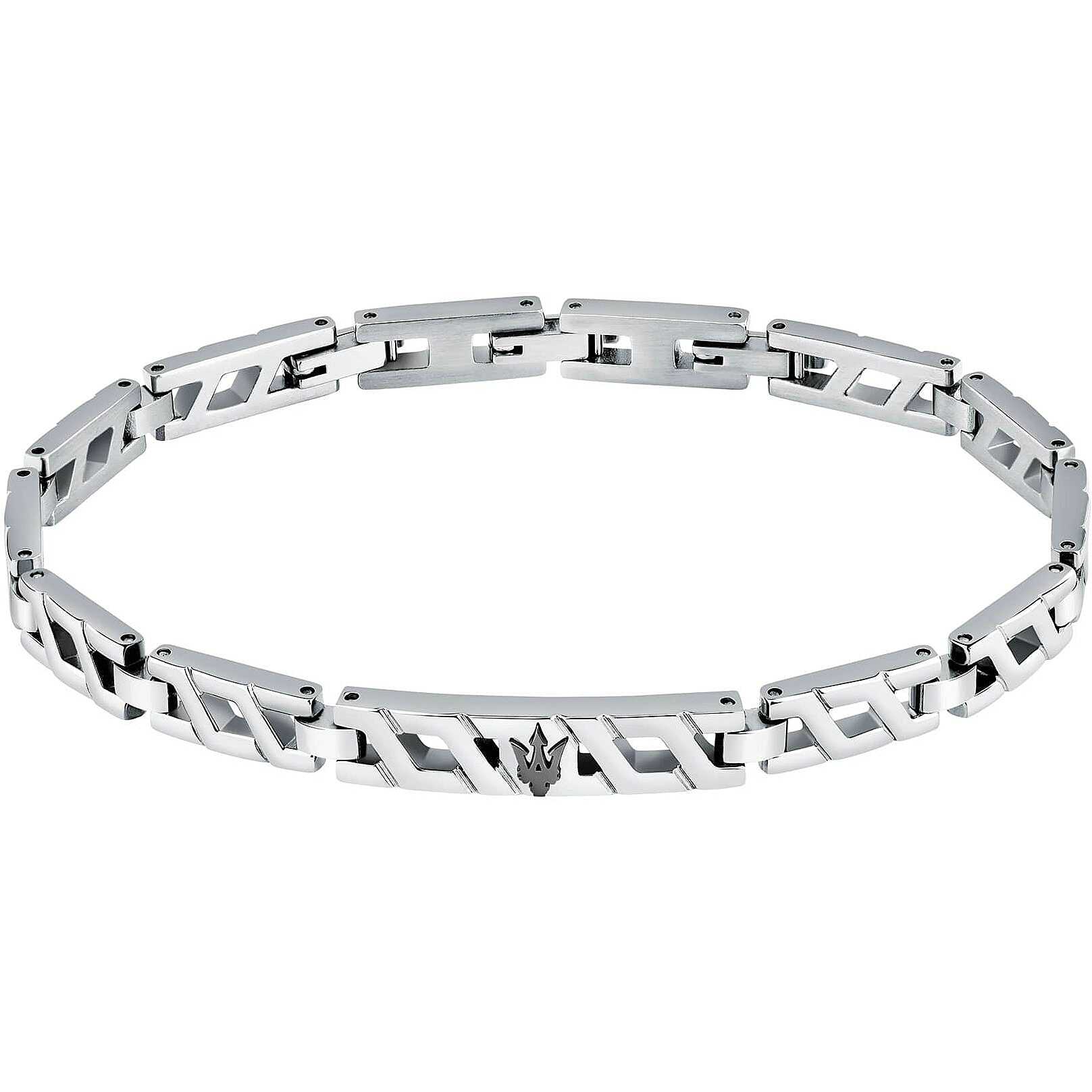 Bracciale uomo in acciaio Maserati - JM124AVD34