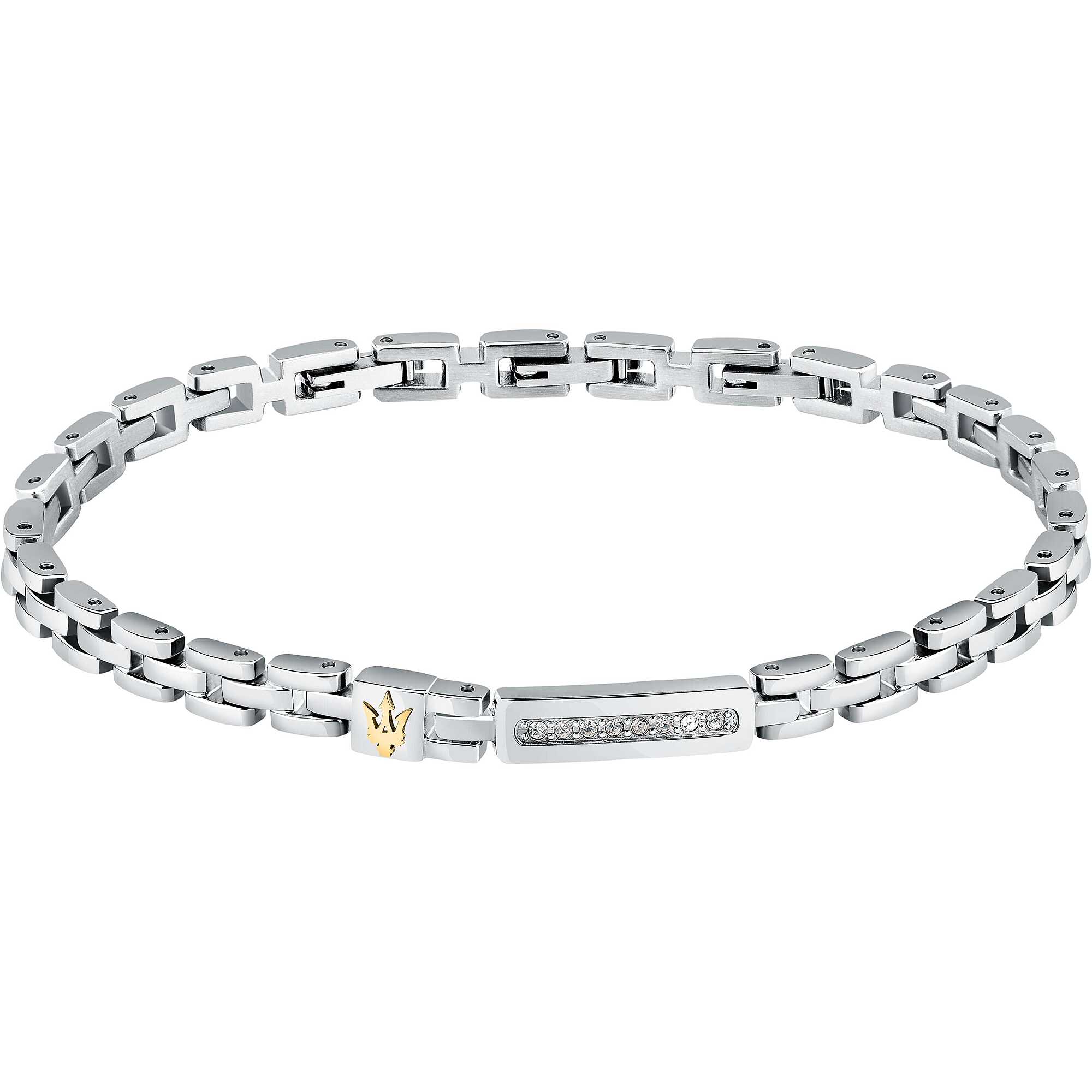 Bracciale uomo in acciaio Maserati - JM324AVD54