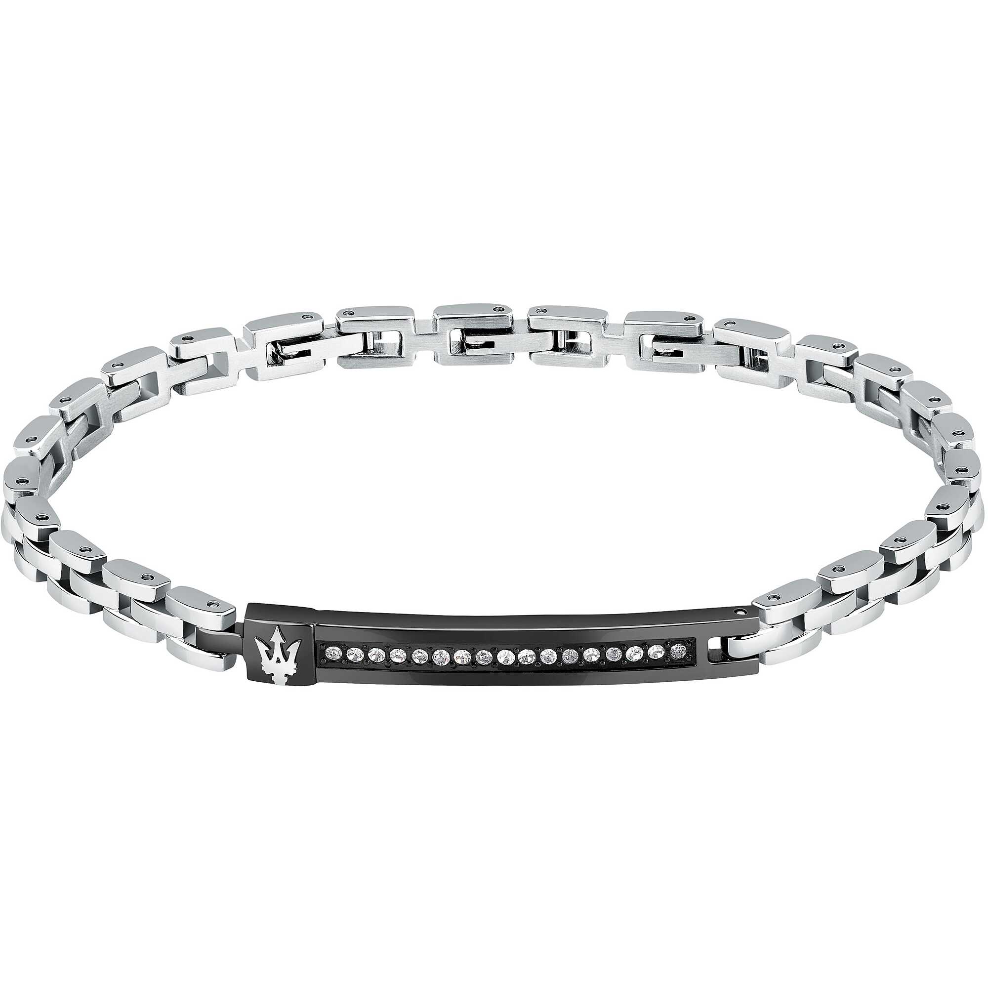 Bracciale uomo in acciaio Maserati - JM424AVD58
