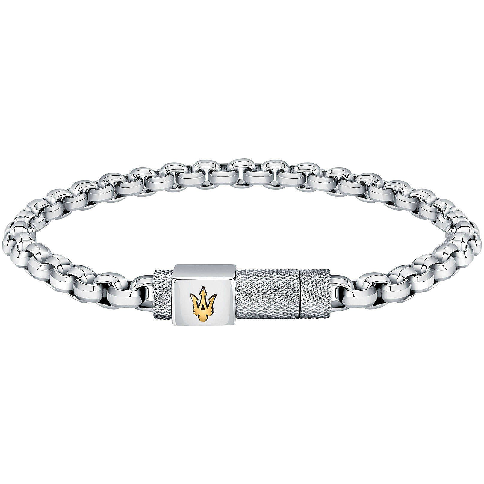 Bracciale uomo in acciaio Maserati - JM223ATK25