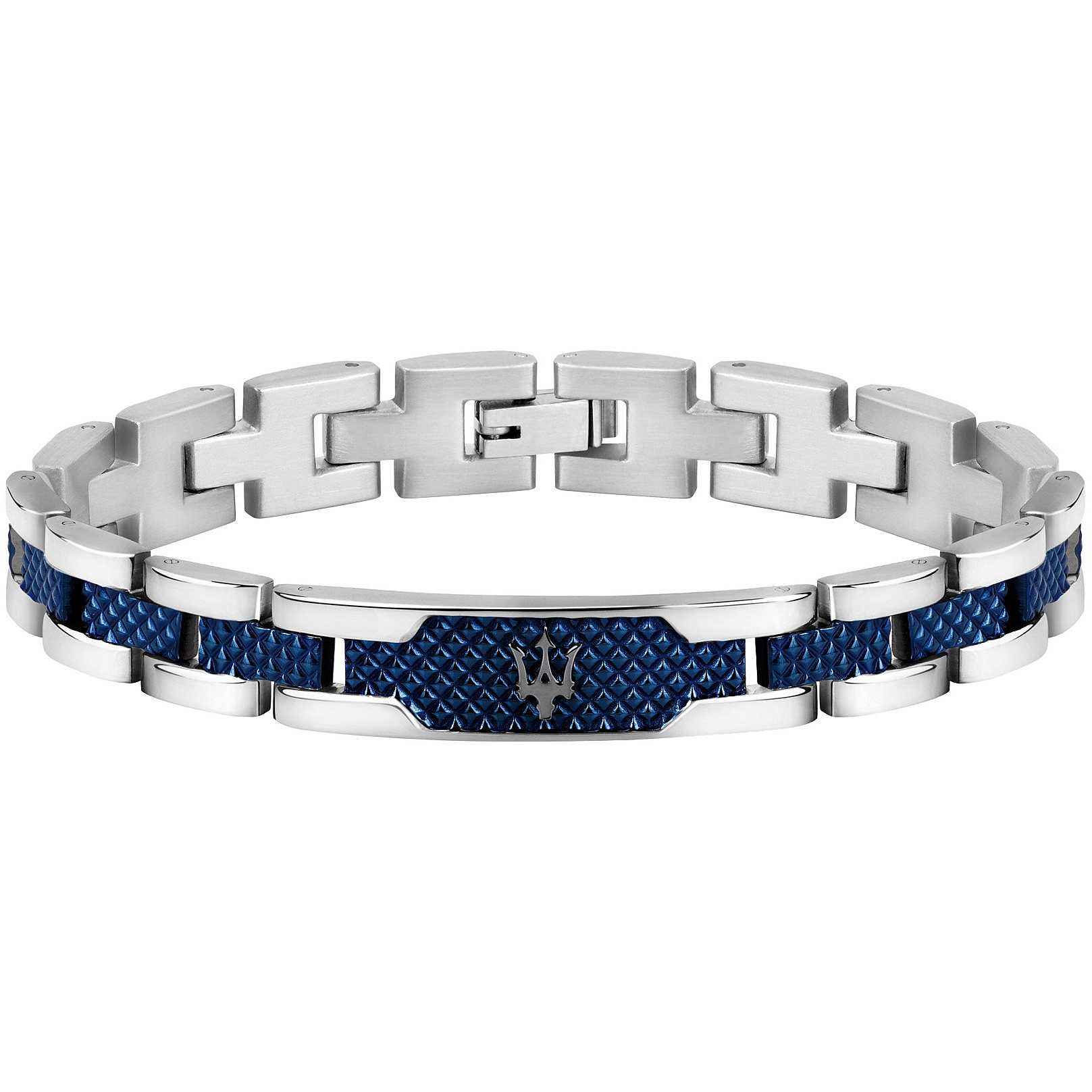 Bracciale uomo in acciaio Maserati - JM419ASC02
