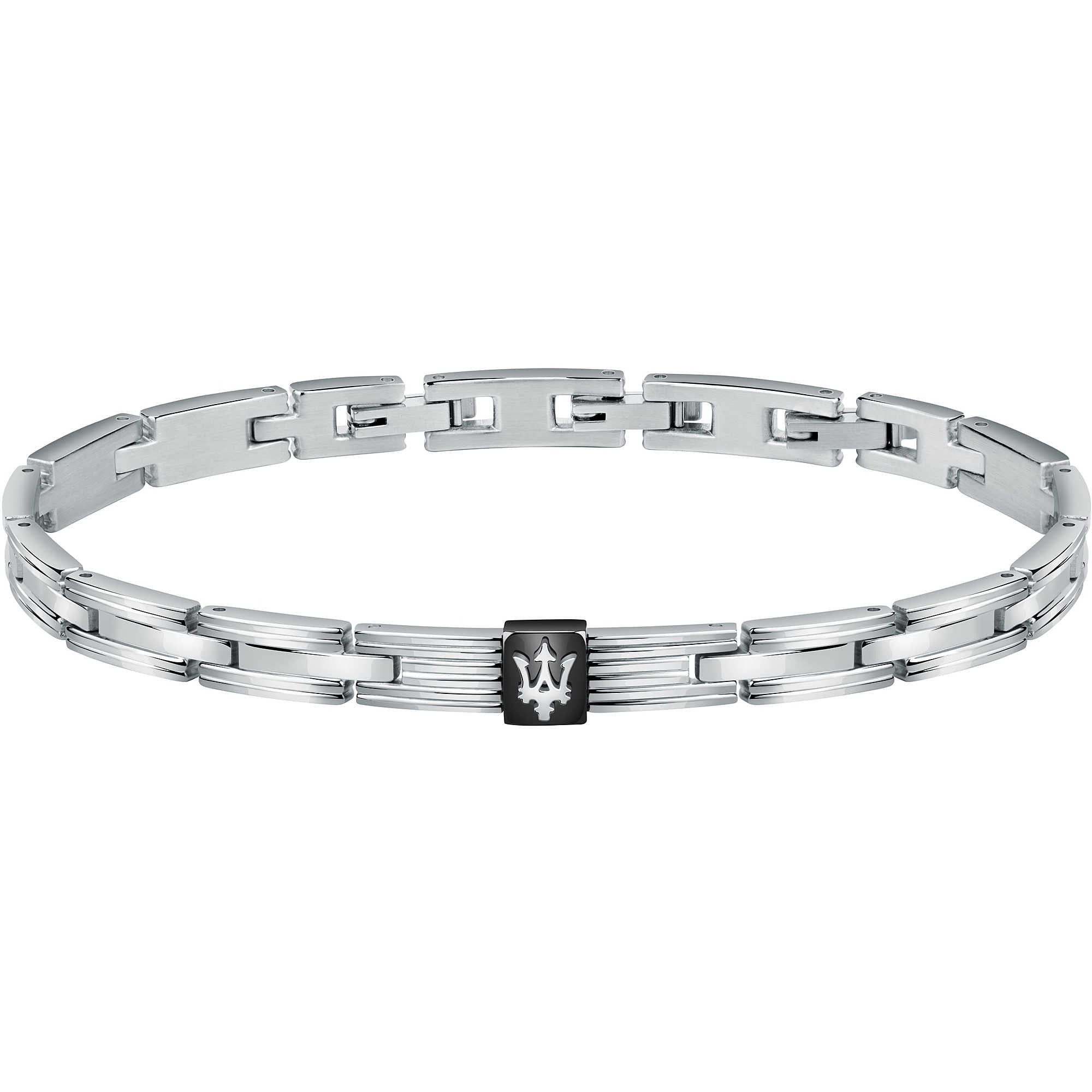 Bracciale uomo in acciaio Maserati - JM420ATK04