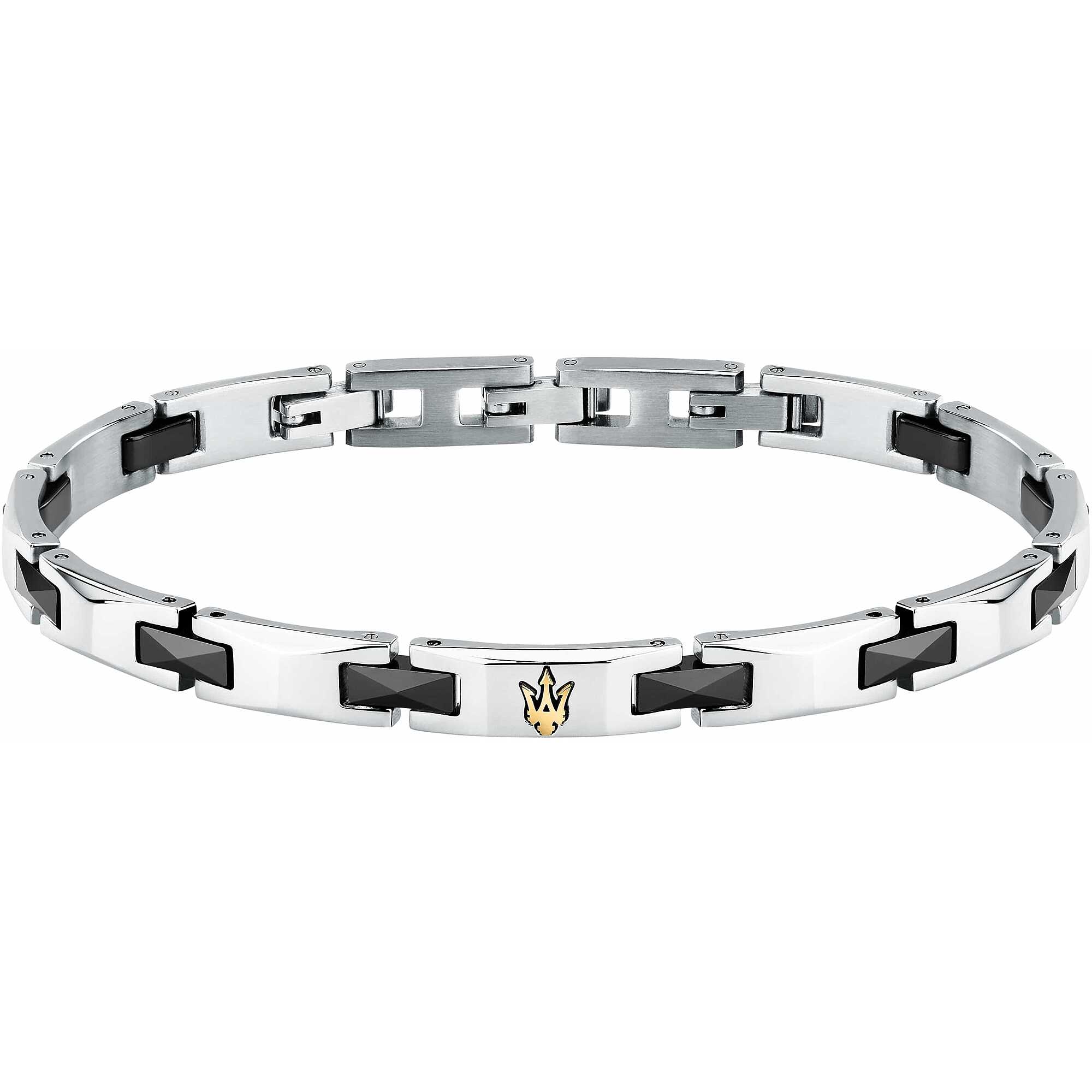 Bracciale uomo in acciaio Maserati - JM424ATZ49