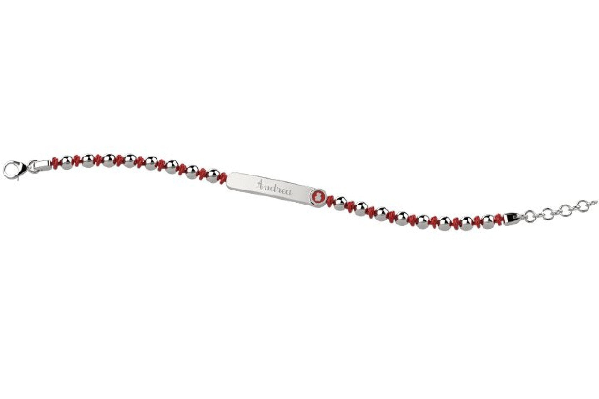 Bracciale NANAN Bolas Targhetta Arg 925 - NAN0116