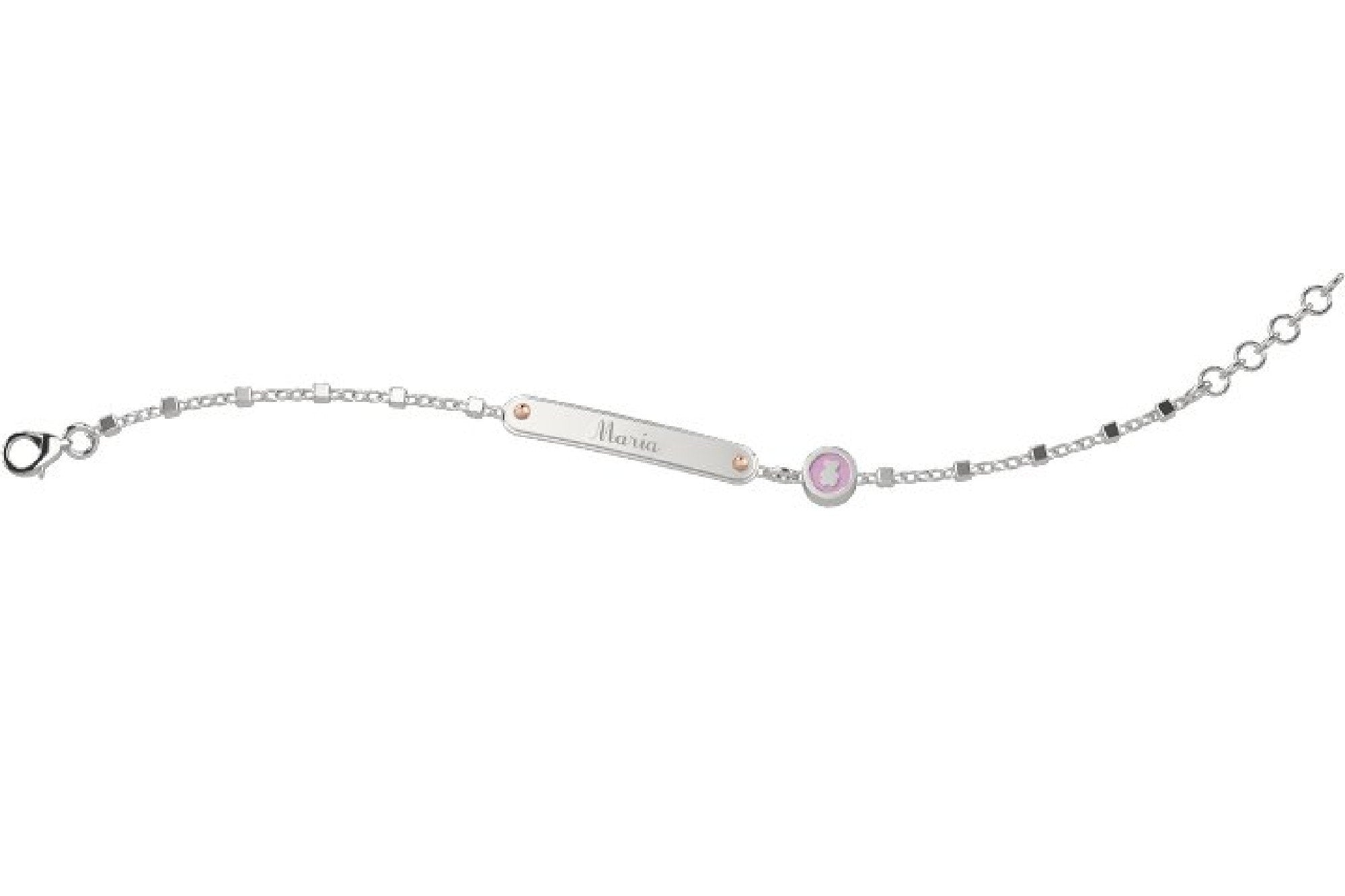 Bracciale BAMBINA NANAN Targhetta Arg 925 - NAN0109