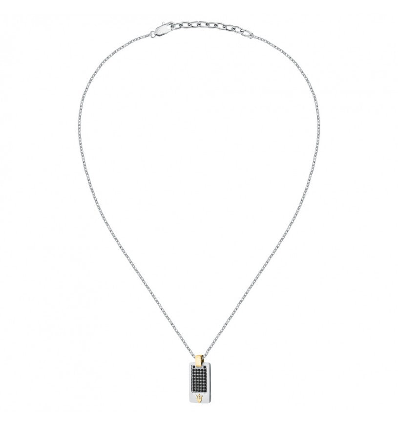 Collana uomo in acciaio Maserati - JM334AVD49